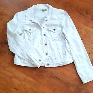 White denim jacket